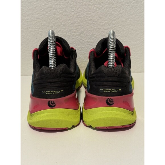 Topo Athletic Womens Ultrafly 3 Running Shoes Sz 6.5 Emerald/Fuchsia Trail Hike - Picture 5 of 15